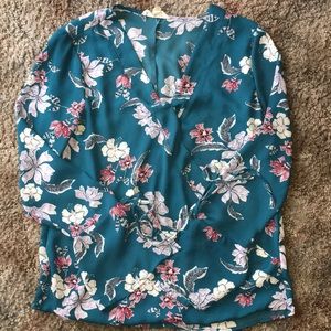 Teal blouse